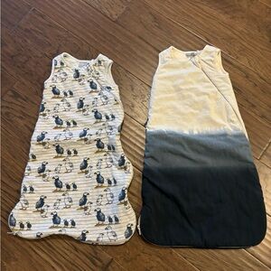 Coccoli Kids Pajamas Sleep Sacks - Cream and Gray